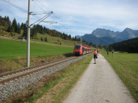 Rückfahrt mit dem Zug